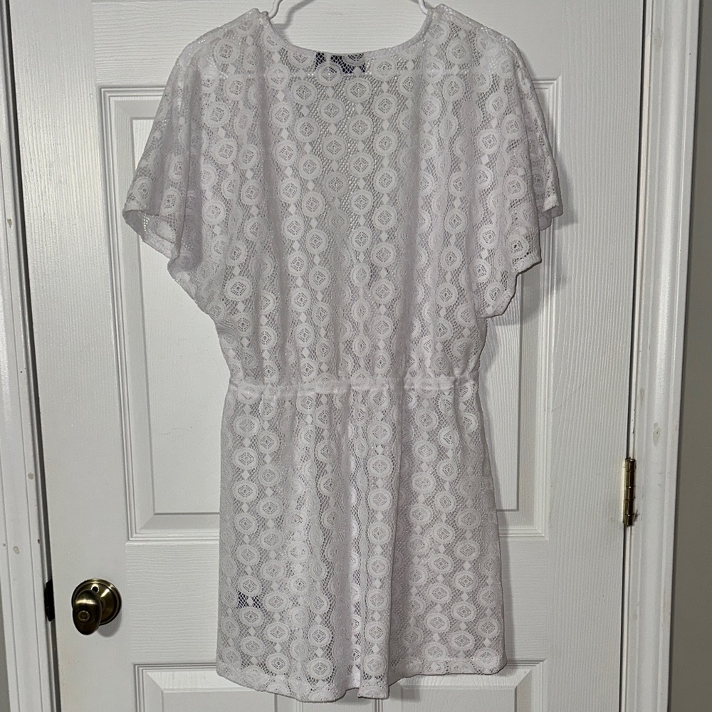 Apt. 9 Elegant White Lace Swim Coverup - Picture 5 of 5
